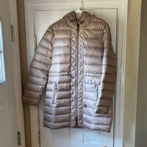 Kenneth Cole New York Taupe Puffer Coat
